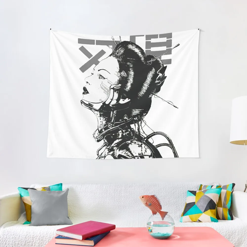 

Cyberpunk Girl Vaporwave Aesthetic Tapestry Wall Decor Decor For Room Wall Coverings Tapestry