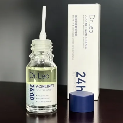 Dr.Leo Salicylic Acid Acne Treatment Drying Lotion 10ml Acne Essence Cotton Swabs Improve Skin Reduce Acne Marks Face Care Set