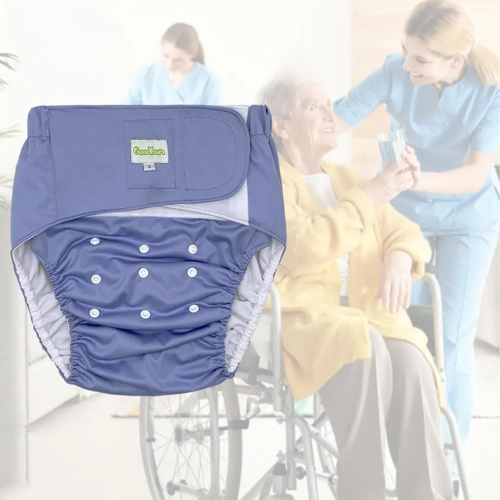 Adult Cloth Diaper Waterproof washable Disability Aids Incontinence Pants