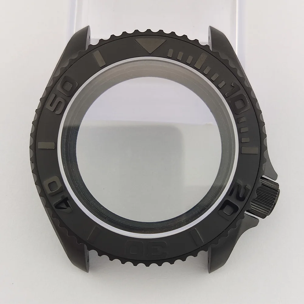 41mm Skx007 Stainless Steel Case NH35 Case SKX007 SKX009 Screw In Crown Inlaid With Sapphire Glass Case Fit NH35/NH36 Movement view 3