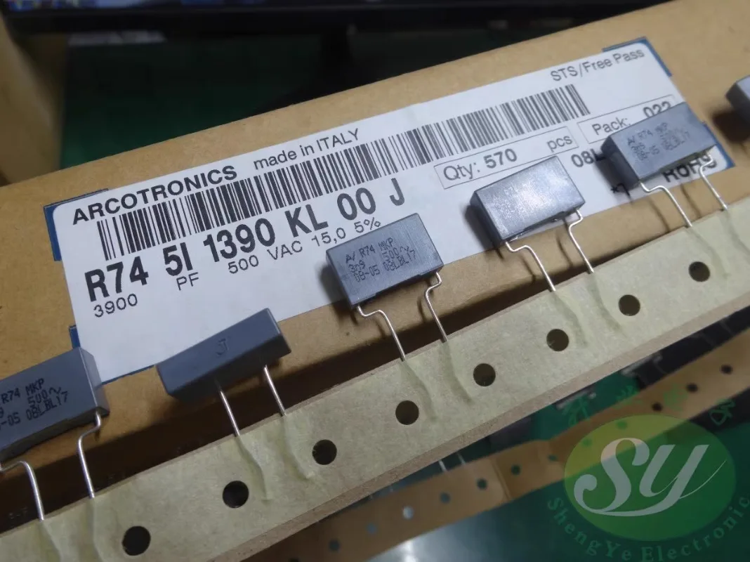 

10PCS AV R745I1390KL00J 0.0039uf/500VAC 3.9nf 3900pf 3n9 392 New film capacitor