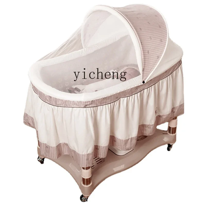 

YY New Sustenance Baby Cradle Shake up and down Babies' Bed App Remote Control