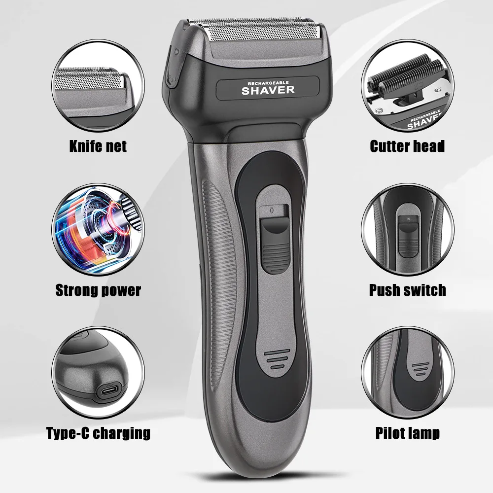 HIENA الكهربائية الشعر المتقلب متعددة الوظائف مقص الشعر مجموعة مهنة اللاسلكي الحلاق آلة قطع الشعر أدوات تصفيف الشعر