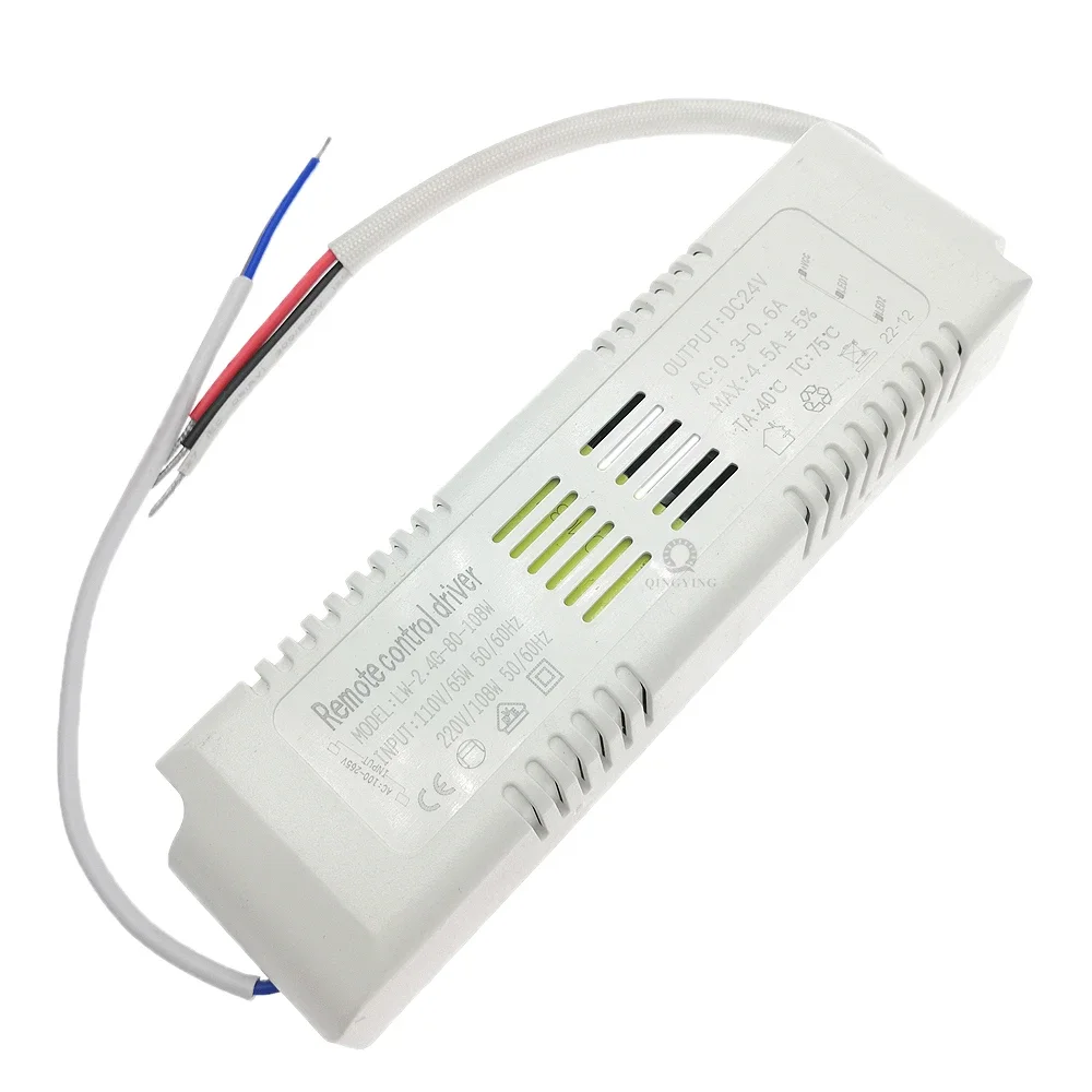 AC110V-220V 18W-108W-150W Output 24V 2.4G Remote Control LED Driver Power Supply For Dual Color LED Strip Dimming Color Changing