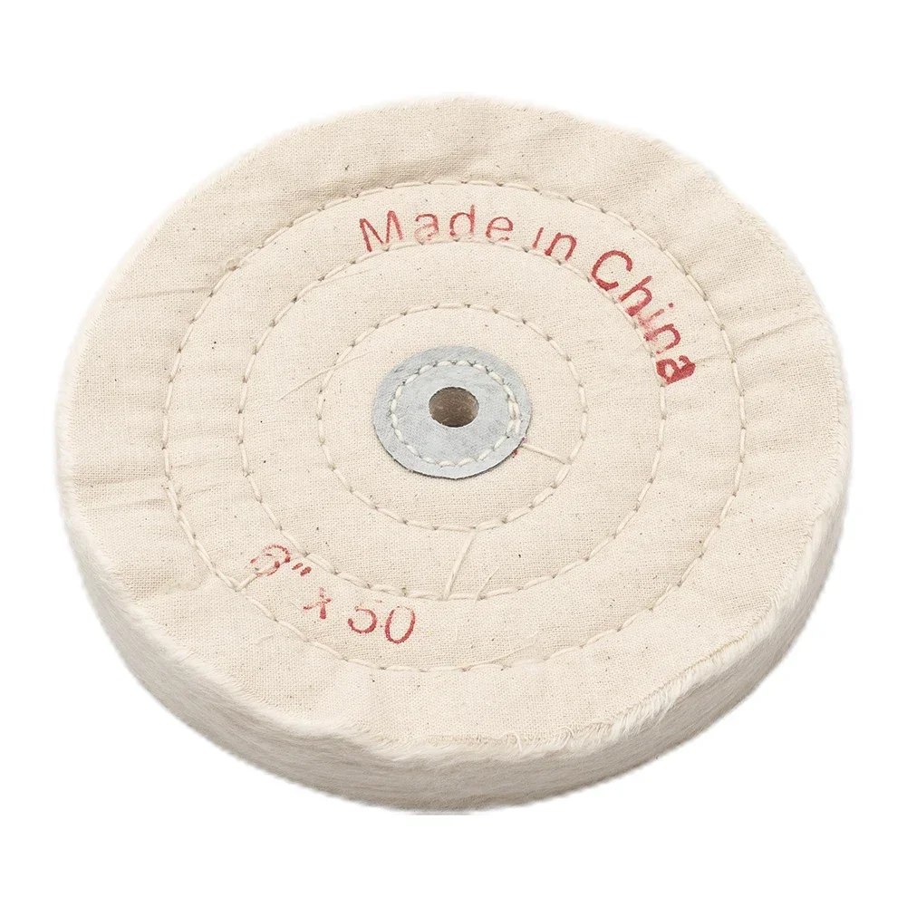 

Polishing/Buffing Cloth Wheel - 150mm/200mm Cleaning Pad for Power Angle Bench Grinder Tool