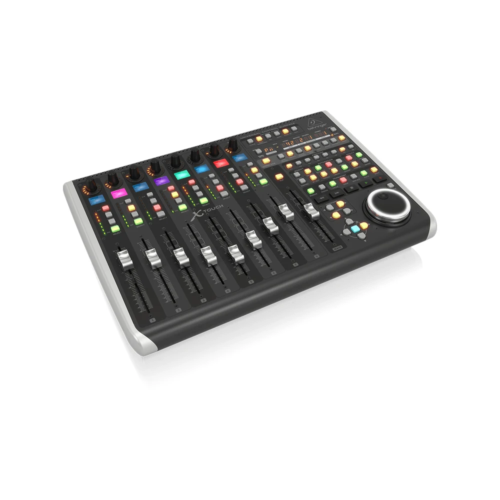 X-Touch Universal DAW Remote Controller Pa Sound System Music Equipment 9 Touch Motor Faders & LCD Scribble Strips