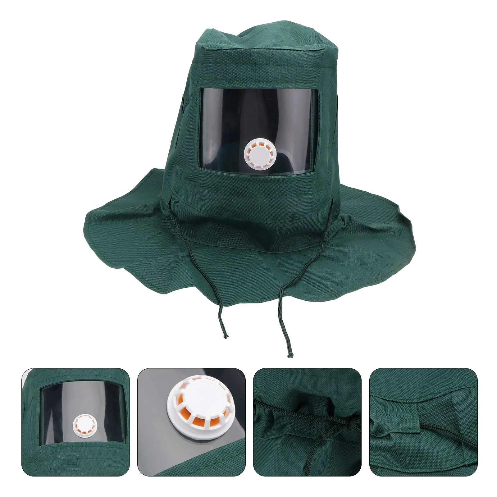 Sandblasting Hood Sand Helmethoods Sandblastermask Cap Equipment Hazmat Suit Sandblast Antiprotectionrespirator