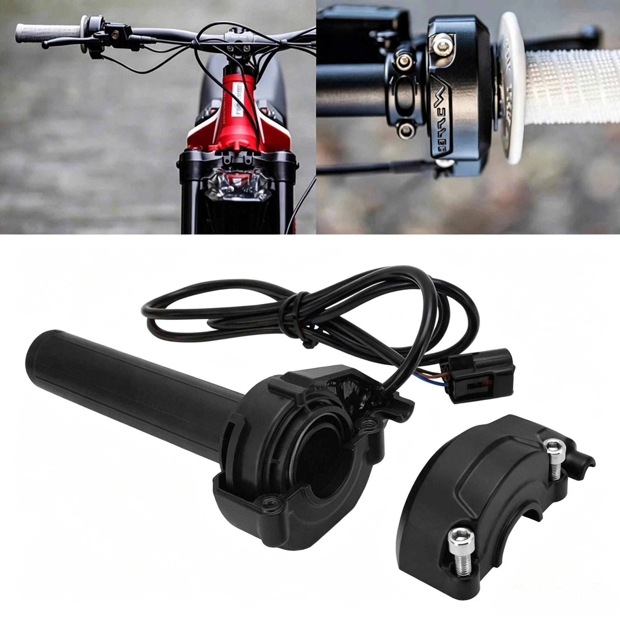 Electric Motorcycle Throttle Turn Grip Handlebar Accelerated Handle Throttle For Sur-Ron Surron Light Bee S X Motocross Parts