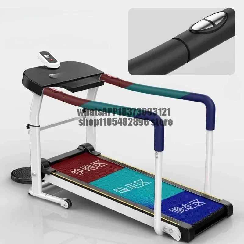 Treadmill, indoor folding shock absorber, silent unpowered family treadmill