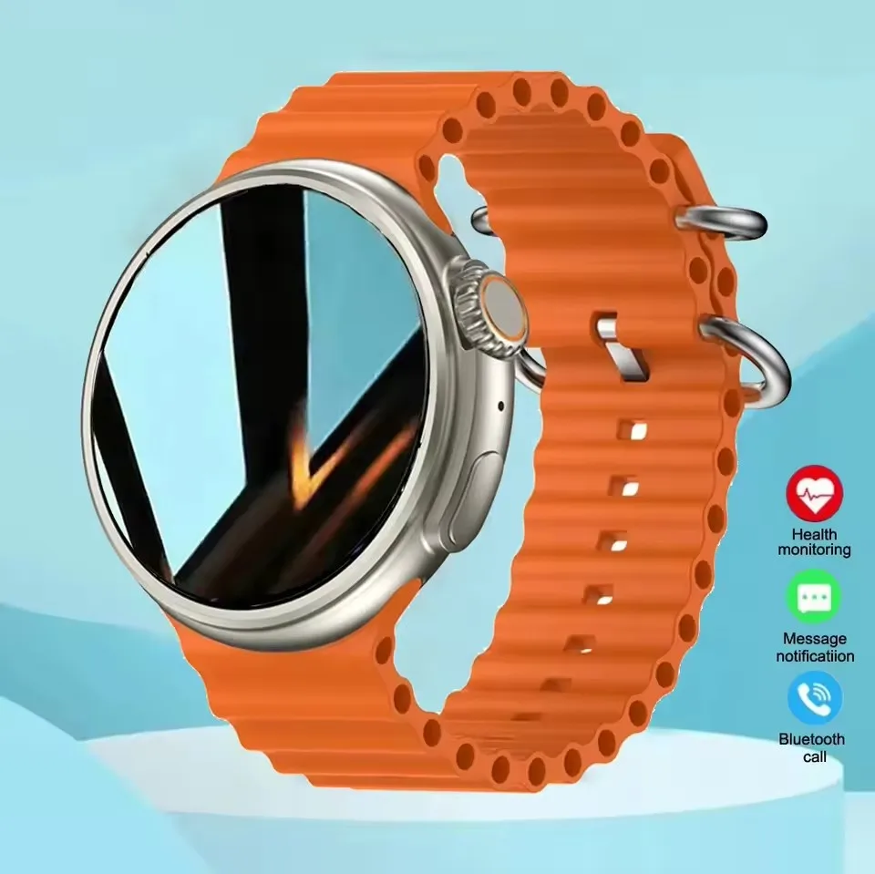 

Smart Watch Round Full Touch Screen Bluetooth Call Message Reminder Sports Fitness Tracker for Women Men Android iOS Sport Watch