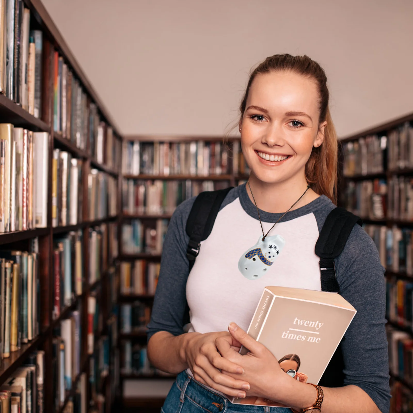 السيراميك 6 حفرة الأكرينا سوبرانو C مفتاح ريترو تصميم أداة الرياح المحمولة للمبتدئين ممارسة آلة موسيقية