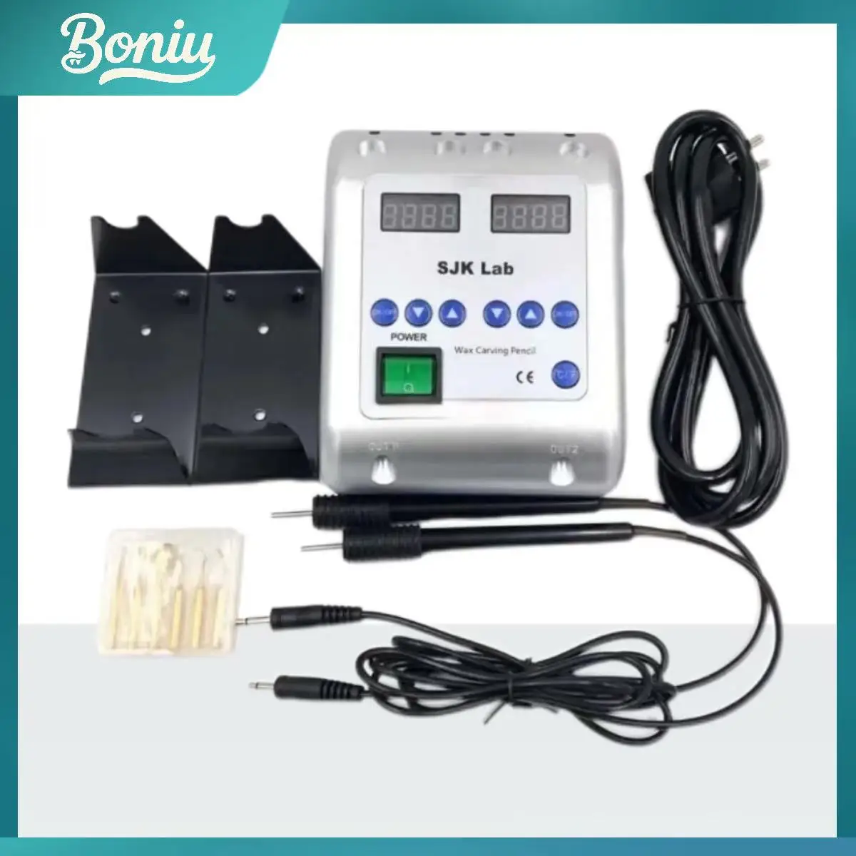 

Dental Lab Electric Gotejador Waxer Carving Knife Machine + 2 Pen + 6 Wax Tip Copper Dental Encerador Electrico Tools