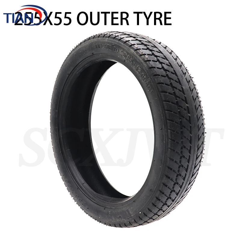 255x55 Outer Tyre Inner Tube Fits Children Tricycle,Baby Trolley,Folding Baby Cart,Electric Scooter,Bicycle 255*55 Wheel Tire