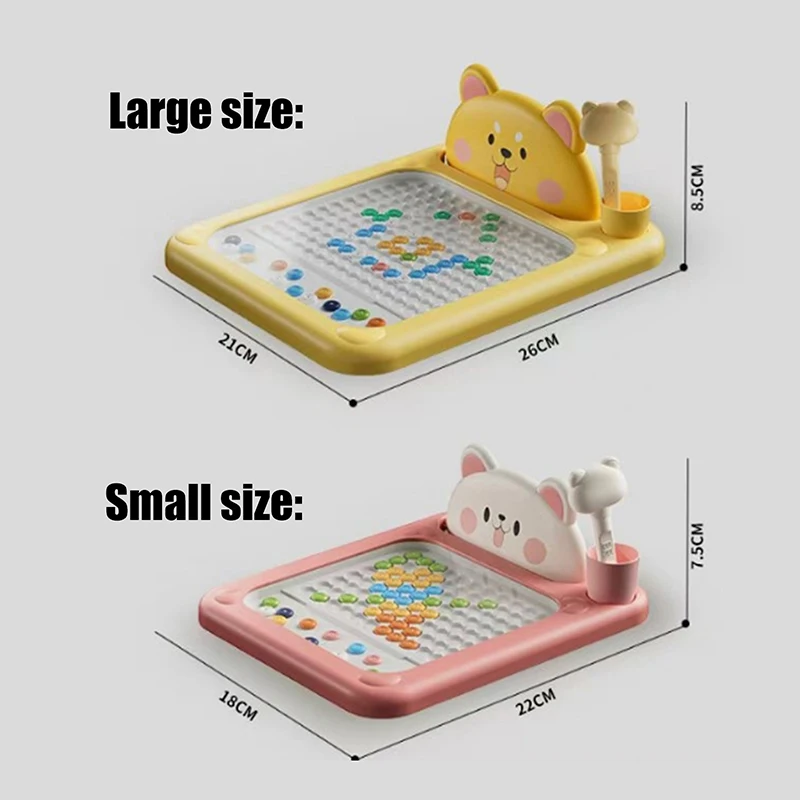 【BS】1 Zestaw Edukacyjny Zabawka dla Dzieci - Magnetyczna Tablica do Rysowania z Magnesami i Pisakiem Magnetycznym