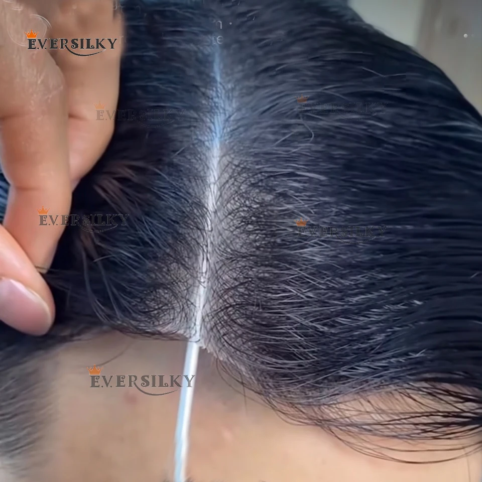 

Невидимая натуральная линия роста волос, 80% плотность, капиллярная система, незаметный мужской парик-накладка, серый 1B40, ультратонкая кожа 0.02-0.04 мм, V-образный парик с креплением V-Loop