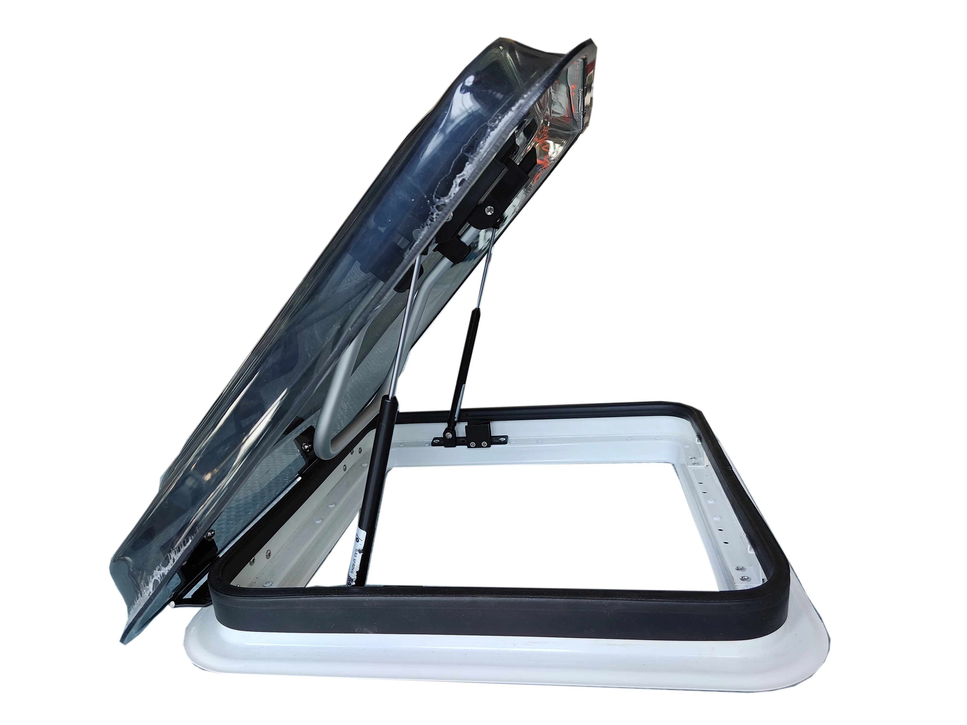 고품질 800*500mm 알루미늄 합금 LED 채광창 RV 캠퍼 지붕 환기용 중국 공장 직송 카라반 RV 차체 부품