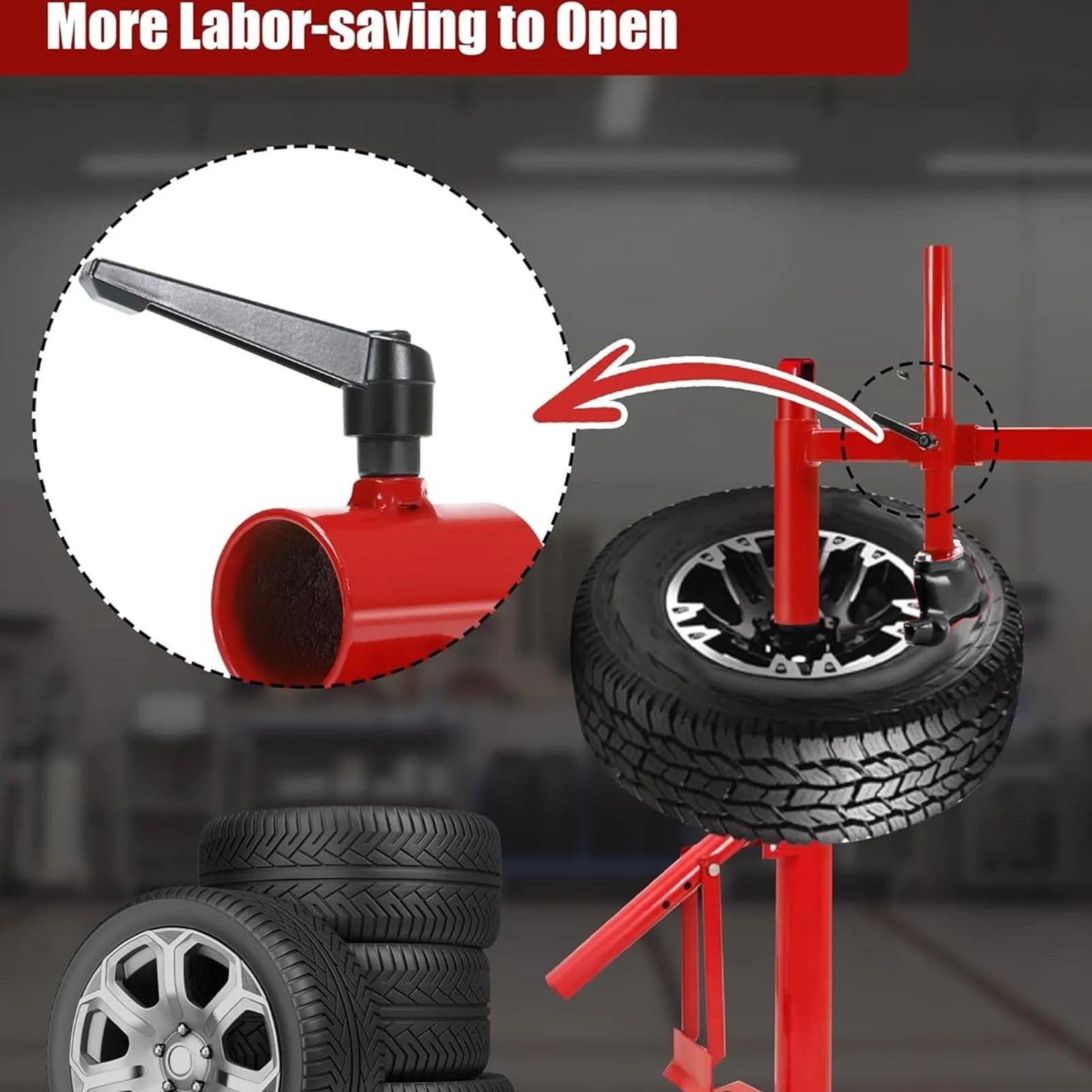 

Manual Tire Changer Manual Tire Changer Duck Head Adapter Kit Steel Duck Head Tire Changer for 16 to 21 Inch Tires. Tire Changer