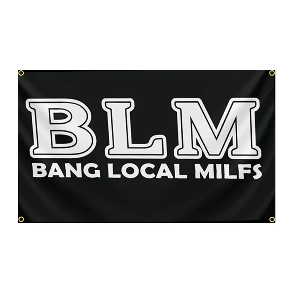 90x150cm BLM Bang Local Milfs Flag I LOVE MOMS、DADS、BOY、GIR