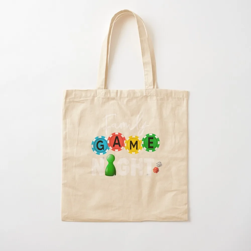 

Family Game Night Matching Tote Bag Gift bags Canvas
