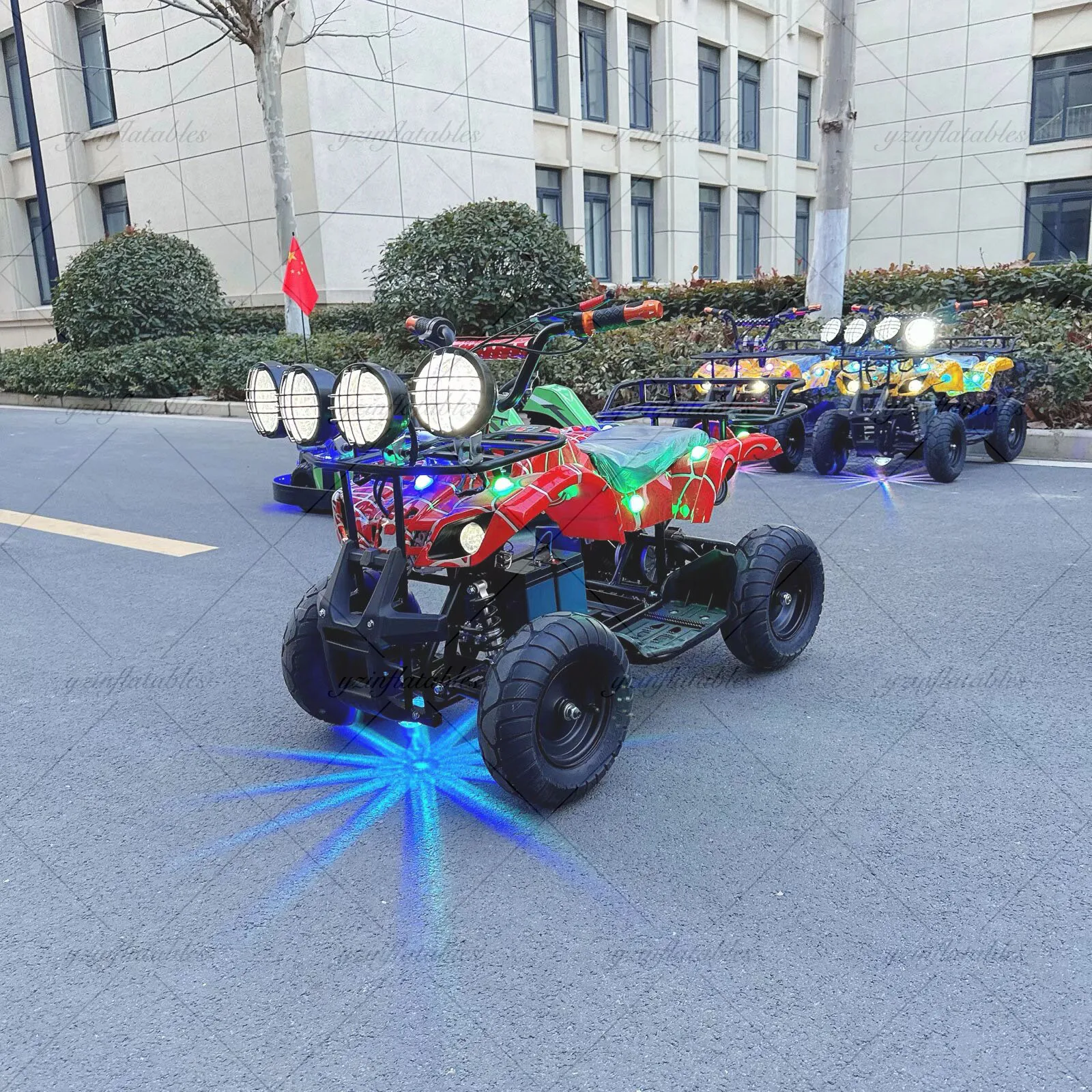 المصد CarPopular 350 وات للأطفال قابل للتخصيص بطارية ATV 360 درجة عن بعد للحدائق الترفيهية الصغيرة بلاستيك داخلي/خارجي #1