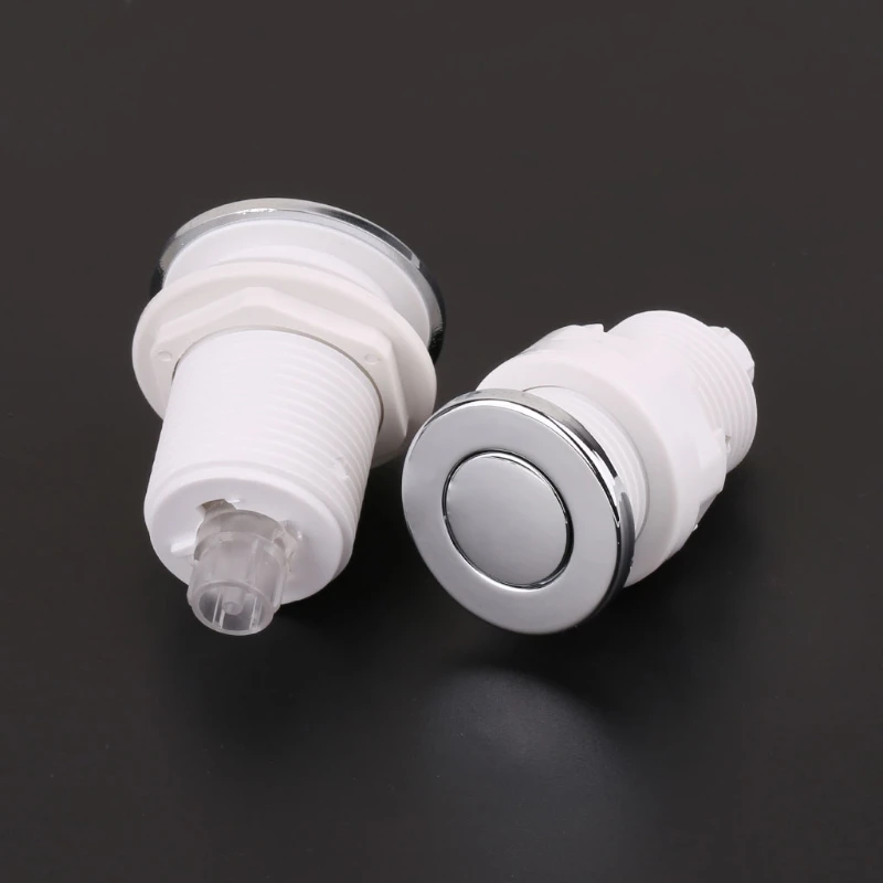 28mm/32mm On Off Push Air Switch Button for Bathtub Spa Waste Garbage Disposal Whirlpool Pneumatic Switch Controller