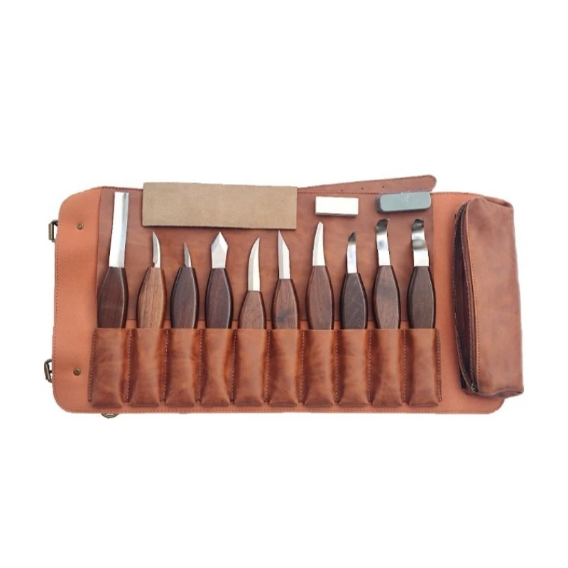 Engraving Knife Square-handled Wood Carving Set Scoop Spatula All-purpose Detail Tools Hand Carving Tool Wood Engraving Knife