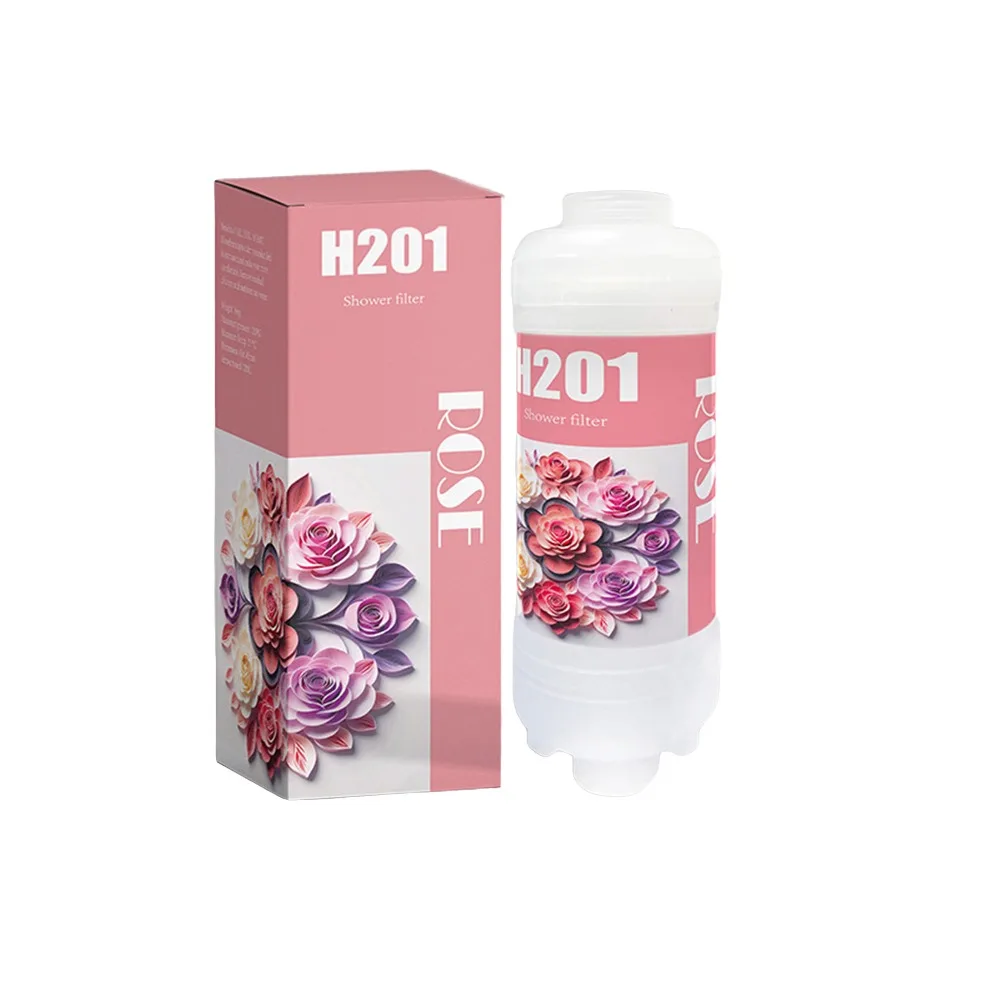 

Rose Shower Head Water Filter Dechlorination Anti-scaling Shower Scented Mixed with Vitamin C Filter Impurities