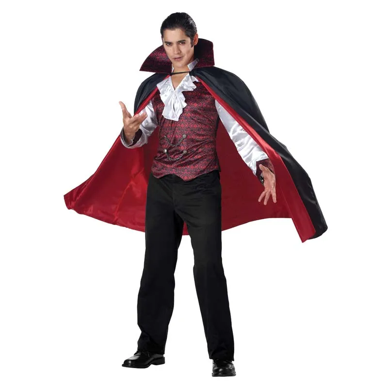Halloween-Kostüm für Erwachsene, Umhang, Bühnenaufführung, Herren, Damen, roter Teufel-Terror-Mantel, Polyesterfaser, 00 % neues Modell