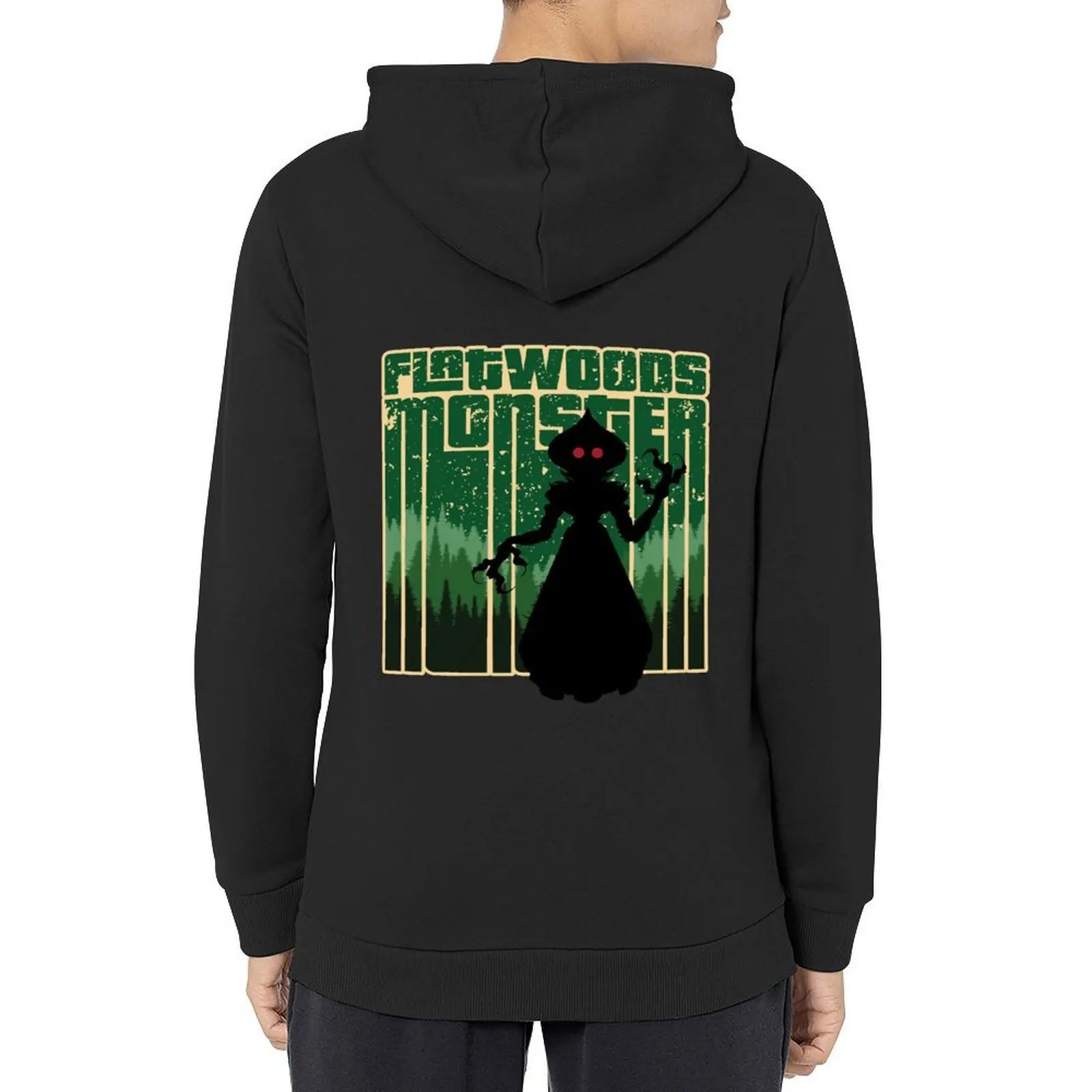 

Retro Flatwoods Monster - Cool Vintage Cryptid Cartoon - Original Artwork Hoodie mens clothing mens clothes men hoodie