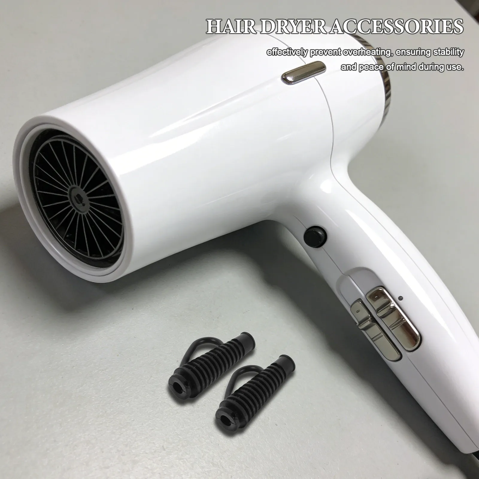 10Pcs Hair Dryer Cord Protector Flexible Cable Sleeve Anti-Tear Plastic Wire Bushing Blow Dryer Repair Strain Relief Accessory