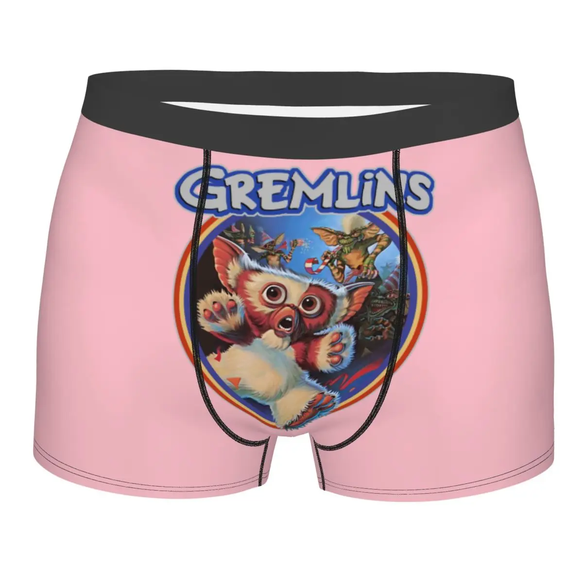 Custom Gremlins 84 Underwear Men Stretch Gizmo 80s Movie Mogwai Monster Retro Sci Fi Boxer Briefs Shorts Panties Soft Underpants