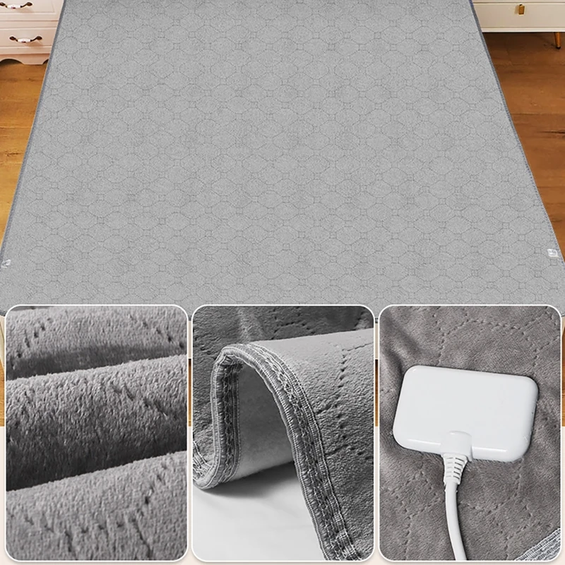 Blanket Heated Electric Sheet Thermostat Electric Blankets 5 level Temperature-Adjustable Electric Heating Blanket Warm Mattress