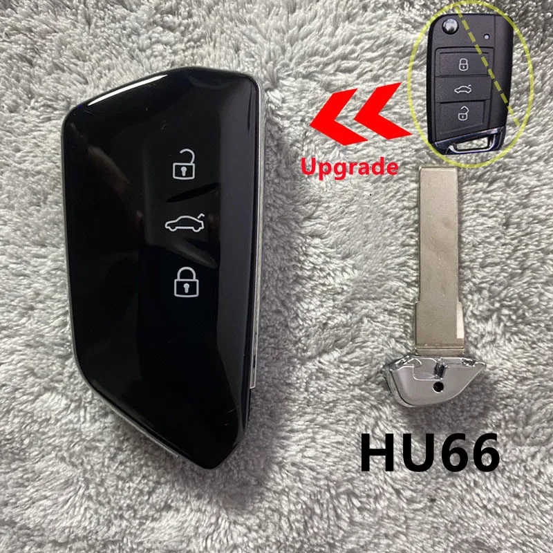 Upgrade Auto Schlüssel Shell für VW für Volkswagen Golf MK8 Polo Tuguan für Skoda Superb Octavia SEAT MQB Flip Upgrade Karte HU66 HU162T – Detail 4