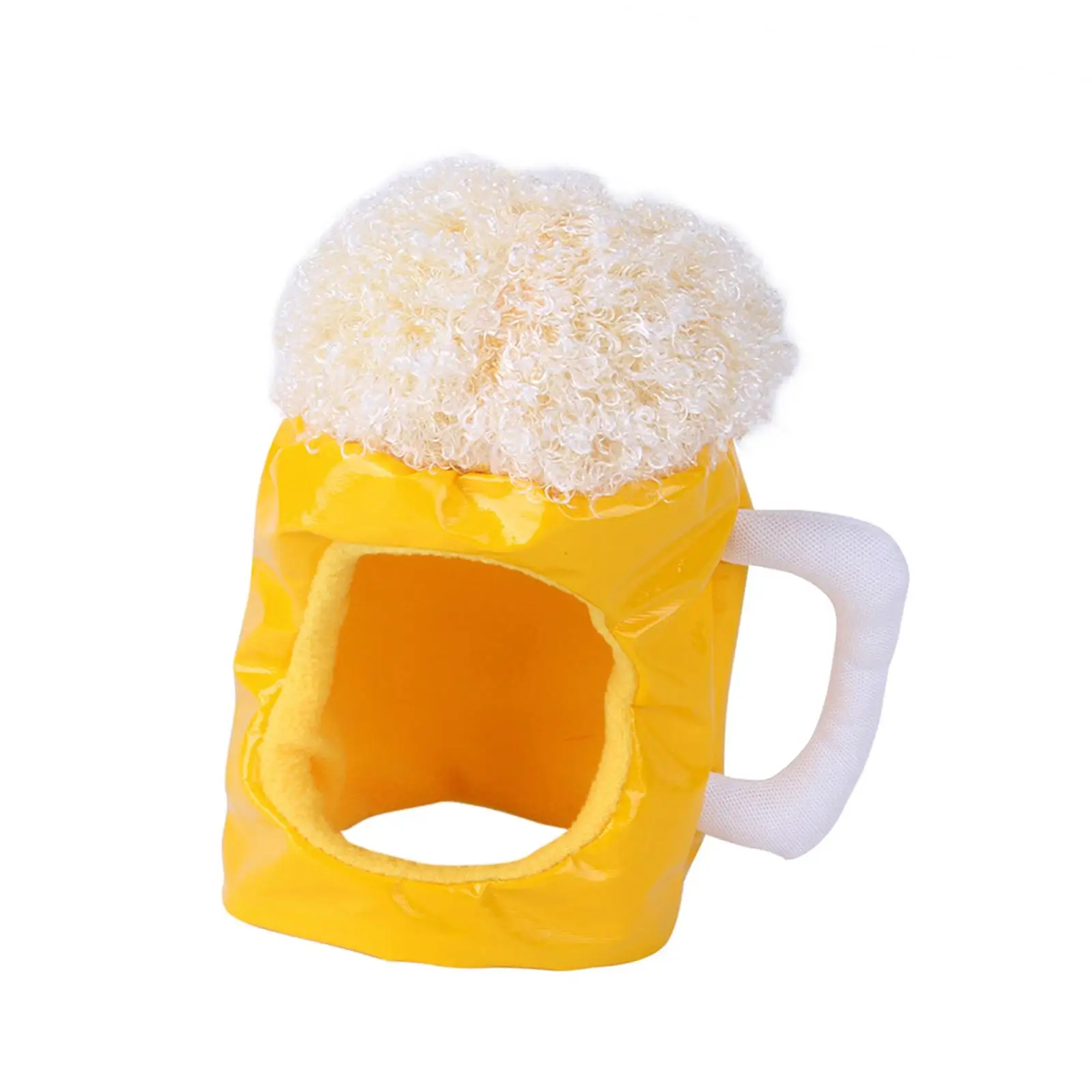 Sombreros divertidos para mascotas, accesorios de fotografía suaves, sombrero de modelado de cerveza, disfraz de cabeza de cachorro para fiesta de Cosplay, divertido, creativo, Invierno