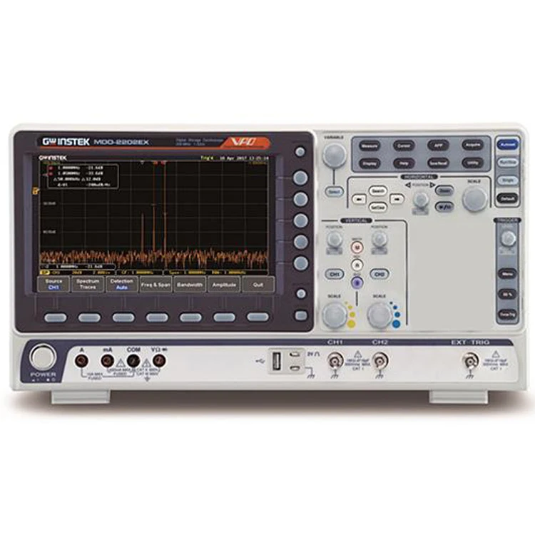 Instrumentos de medición de señal de osciloscopio analógico digital MDO-2000E