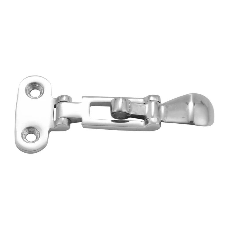 10Pcs Marine Boat Deck Lock Hasp 316 Stainless Steel Lockable Hold Down Clamp Anti-Rattle Latch