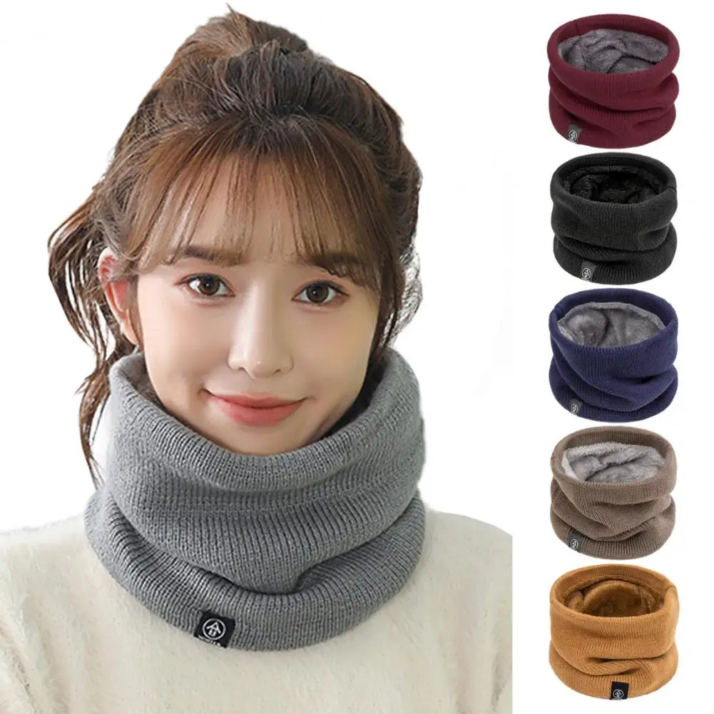 

Winter Neck Wrap Solid Color Scarf Windproof Plush Cycling Neck Wrap for Outdoor Skiing Skating Soft Elastic Warm for Resistance