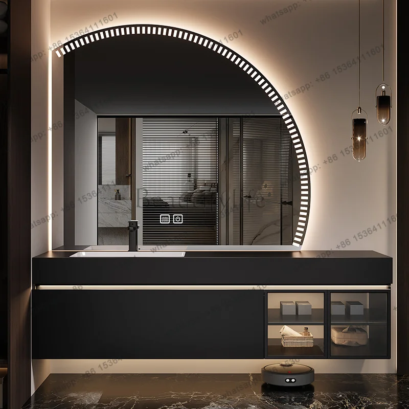 LJYOrganizer Perfume Bathroom Cabinet Wall Buffet Partitions Sink Bathroom Cabinet Toilet Corner Modern Gabinete Trendy Furnitur