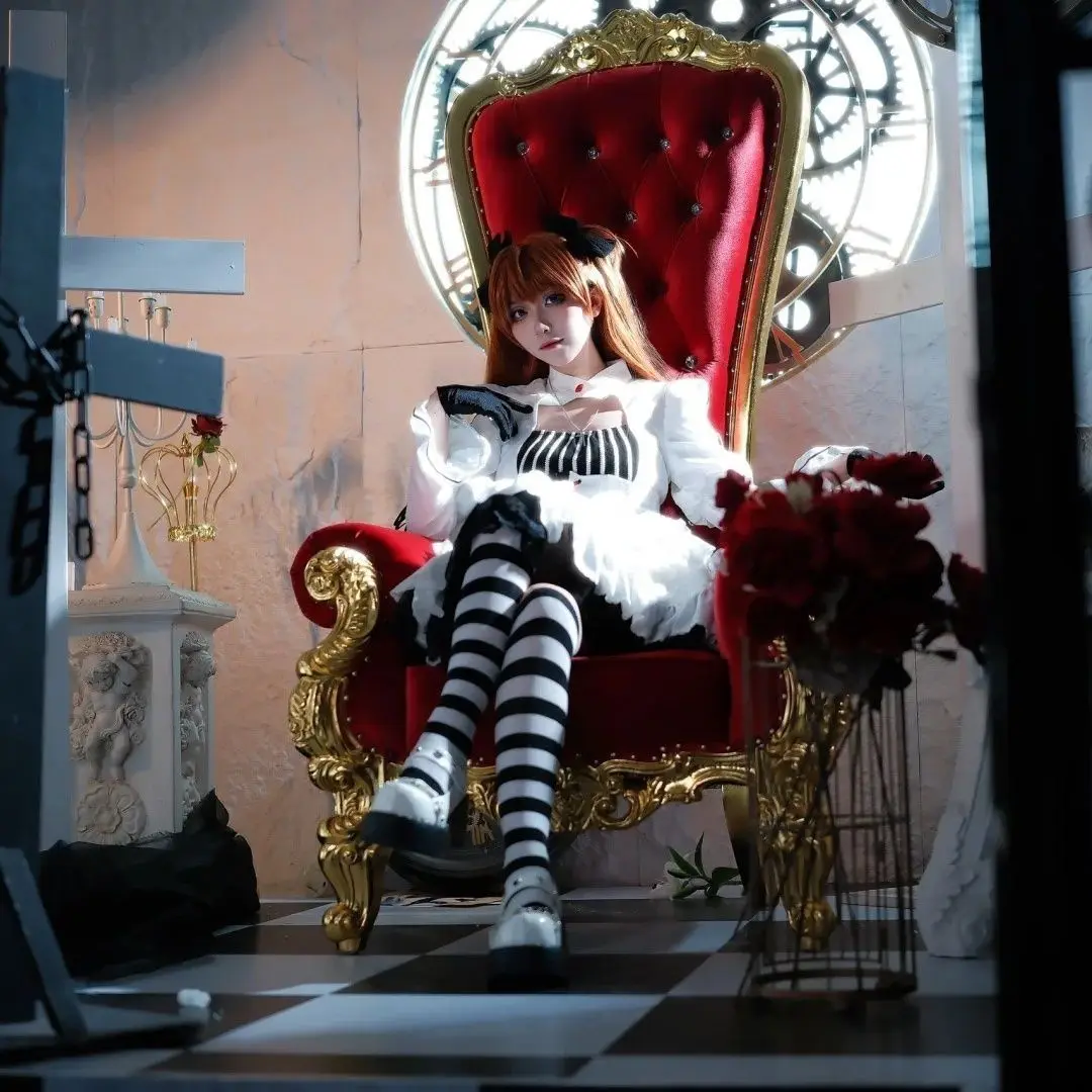 أزياء Asuka Langley Soryu التأثيرية الجديدة لعام 2026 أزياء القرن الجديد التأثيرية بدلة الرسوم المتحركة الأنيمي #5