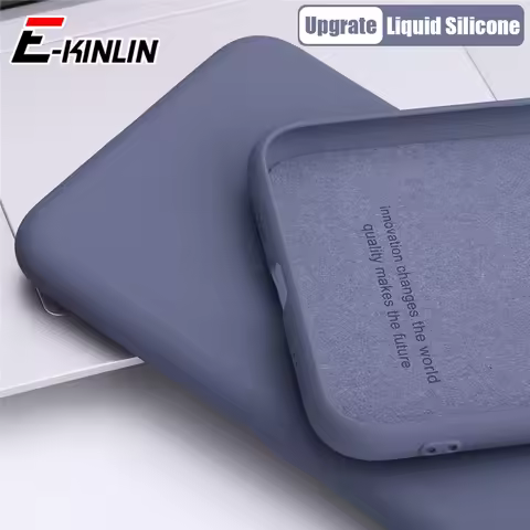 Candy Color Liquid Silicone Full Thin Soft Cover For Samsung Galaxy A22s A02s A12 A22 A52s A52 A72 A32 5G 4G Phone Case