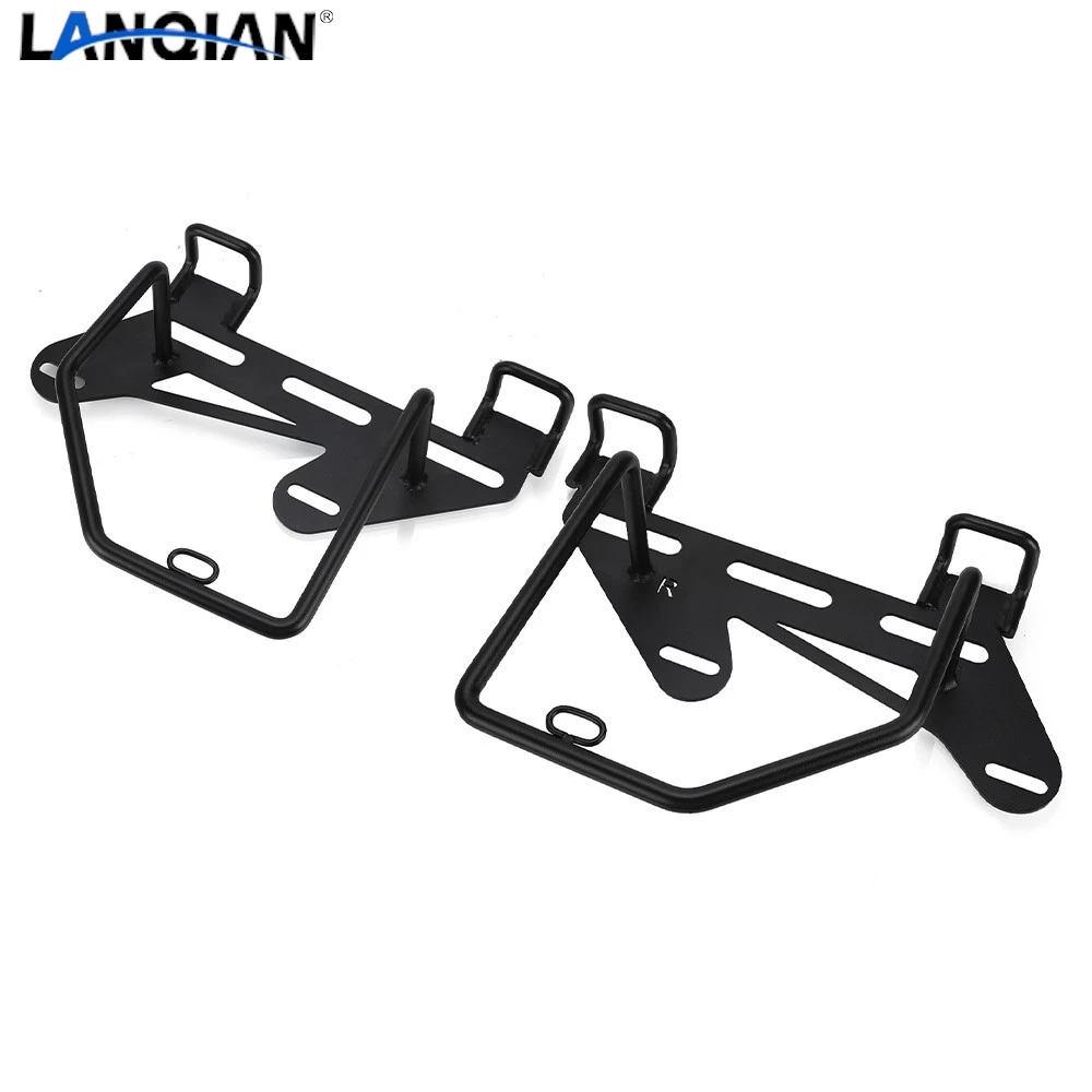 For Kawasaki W400 W650 W800 VN250 XL883L XL1200NS Rebel 250/300/500/1100 Motorcycle Left and Right Luggage Side Rails Bracket