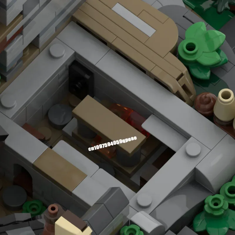 Nieuwe 4242 stks Moc Europese Middeleeuwse Street View Mini Blaustein Kasteel Model Diy Creatieve Ideeën Kid Speelgoed Verjaardagscadeau Aangepaste Puzzel