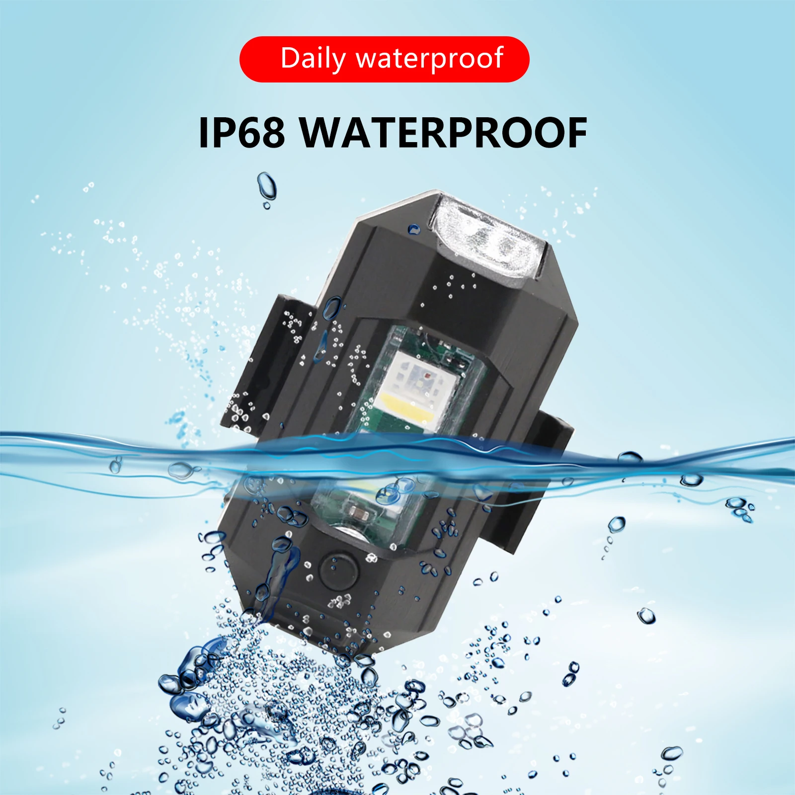 طائرة صغيرة بدون طيار ضوء فلاش ل Dji Mini 2 Dji Mini 3 Dji Air 2s Dji Mavic Air 2 Dji Mavic 3 Dji Mavic Pro كشاف تحذيري وامض