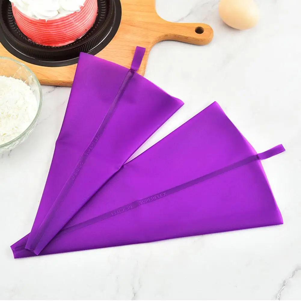 Piping Bag Purple Pastry Mold Reusable Baking  Modern Cream Squeeze Kitchen Tools