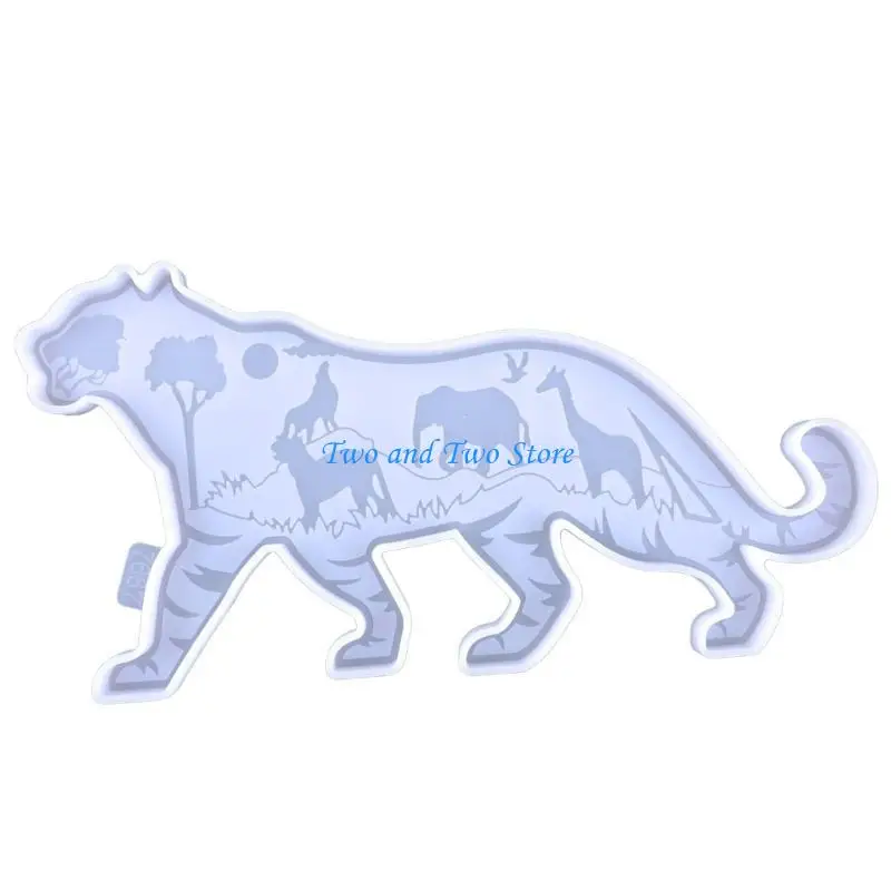 

HX6F Epoxy Resin Mold Animal Silicone Molds Wall Decor Mold for Home/Outdoor