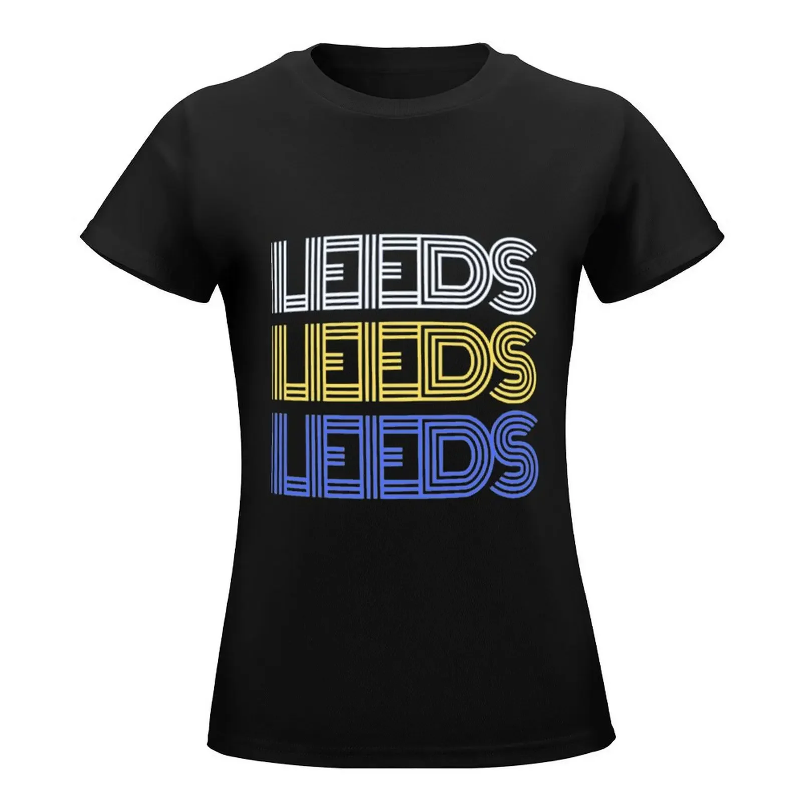 Leeds Leeds Leeds T-Shirt tees funny animal print shirt for girls Woman T-shirts