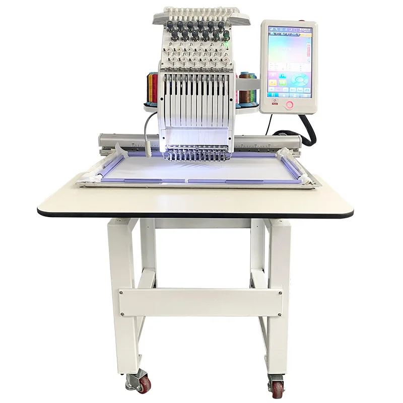 Maya 1 Heads Flat Cording Embroidery Sequin Machine