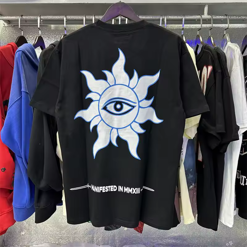 Luxury Design GOD SPEED Men's T-shirts City UFO Printed Top Tees Designer Brand Men's T-shirts - AliExpress 