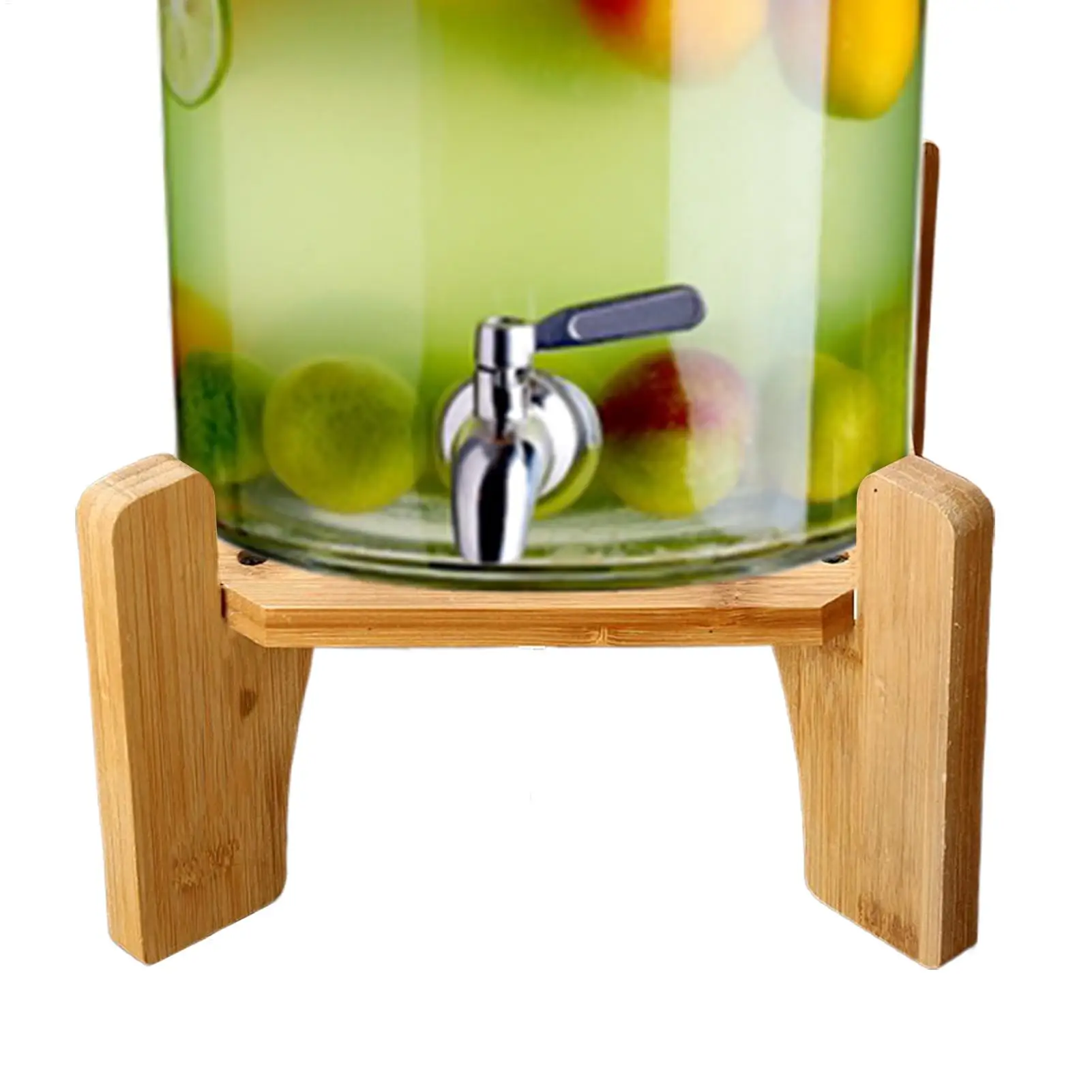 

Подставка для диспенсера для напитков, деревянная подставка для диспенсера для напитков, диаметр основания 7,28 дюйма, кувшин для сока, станция для кофе-бара, домашней вечеринки, ресторана, кладовой