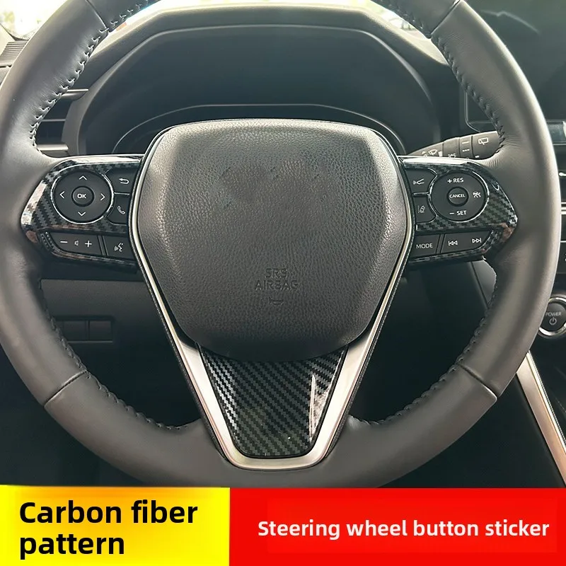 

For Toyota Avalon XX50 2018 2019 2020 2021 2022 Upgraded Car Multi-Function Steering Wheel Left Right Speaker Buttons Trim Cover